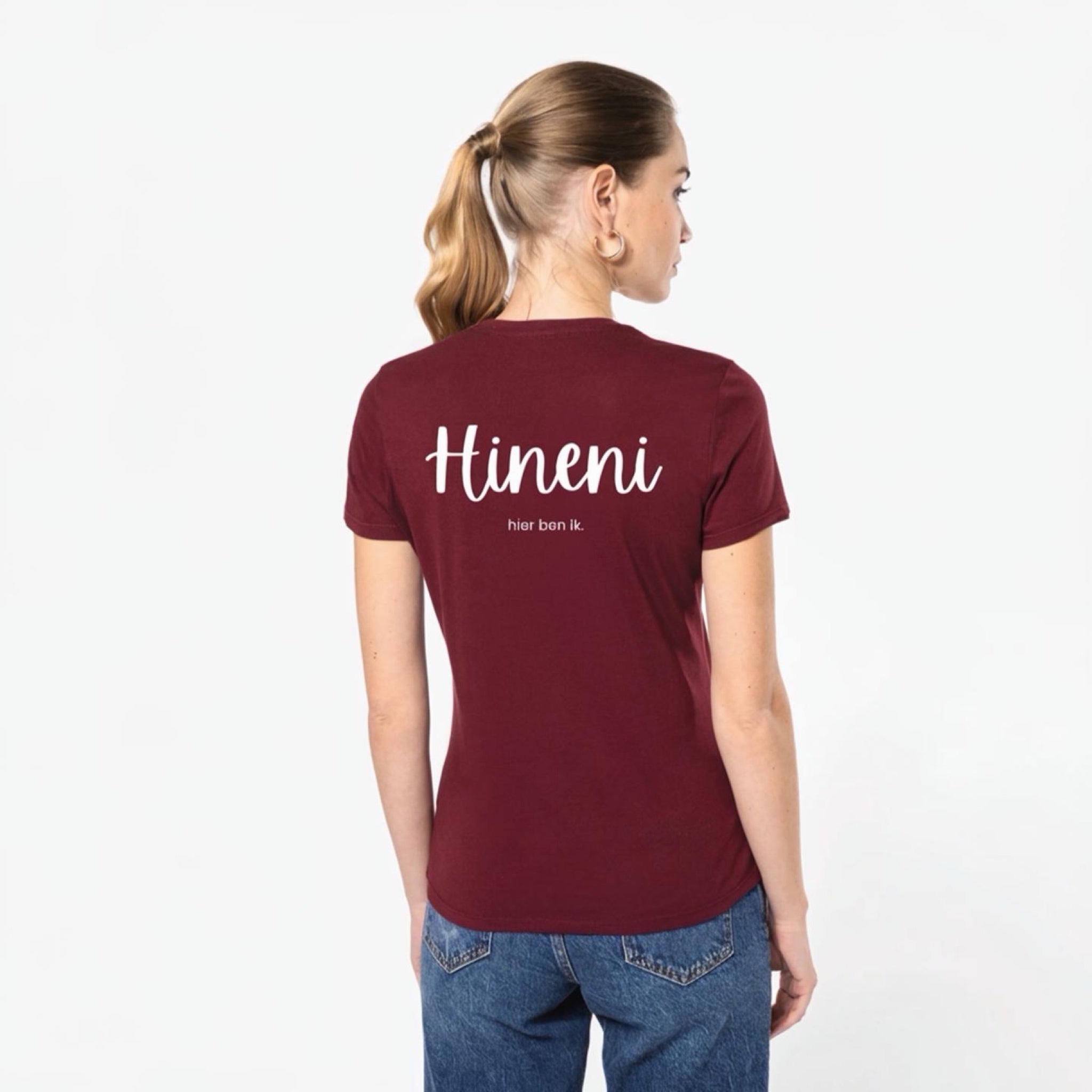 Hineni T-Shirt Ronde hals