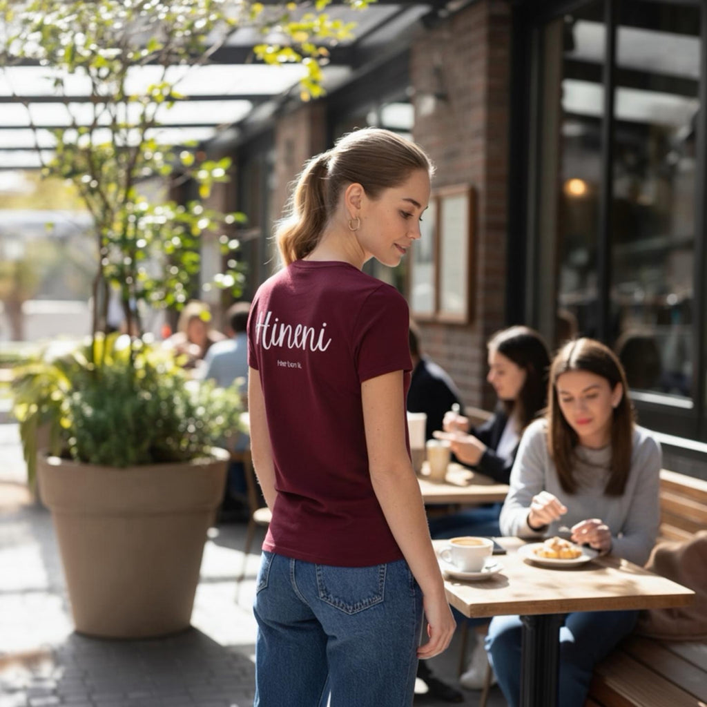 Hineni T-Shirt Ronde hals